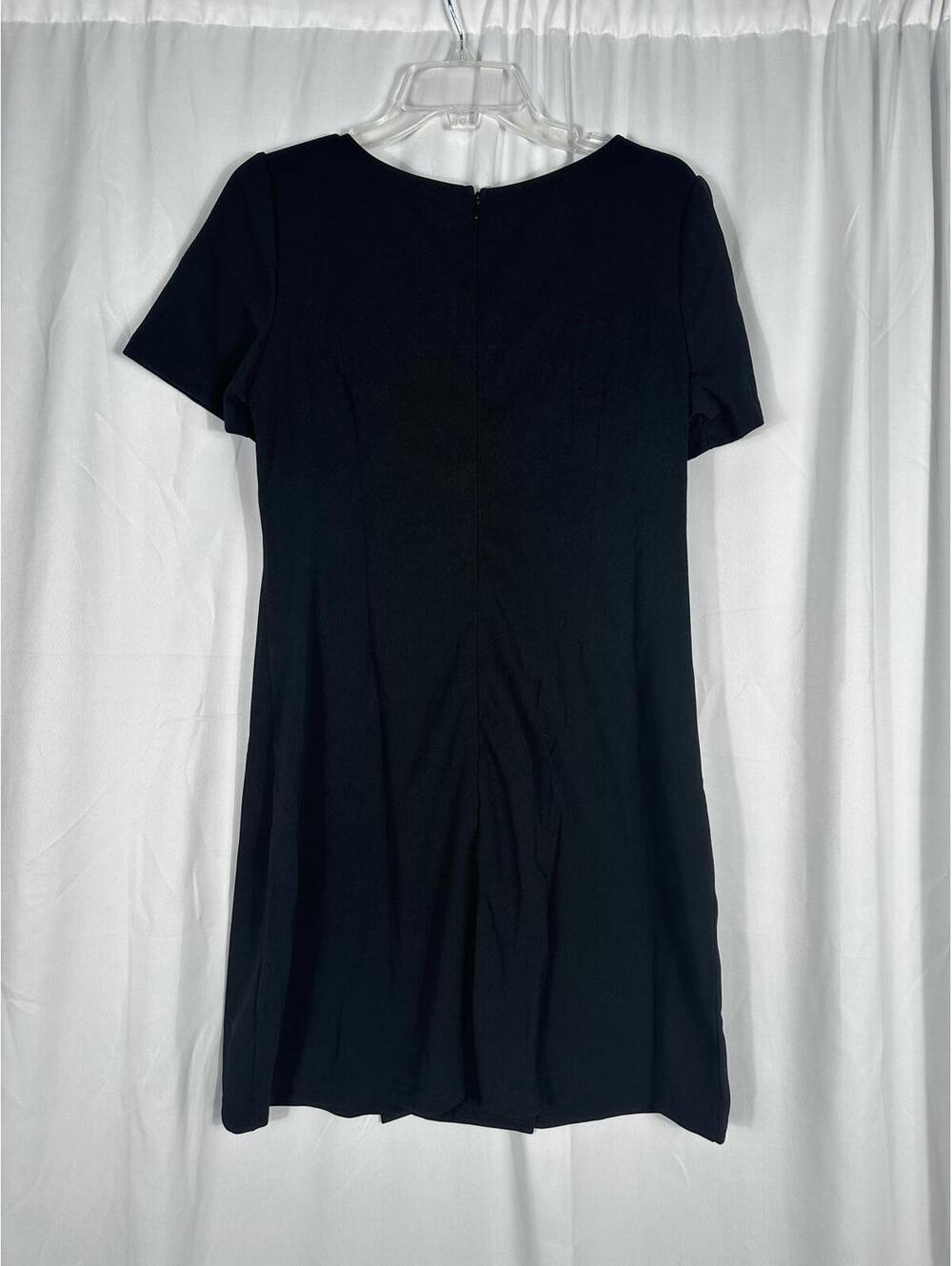 Bbonlinedress Black Short Sleeve Button-Front Dress - Picture 4 of 8